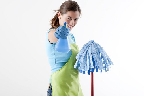 Professional upholstery cleaning for a fabric sofa in Balham
