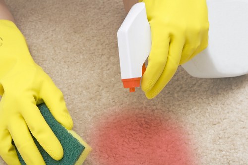 After builders cleaning work in a Balham home with dust removal and surface wiping