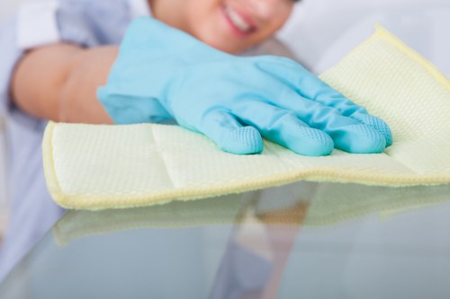 Floor cleaning service for a Balham business premises with hard flooring