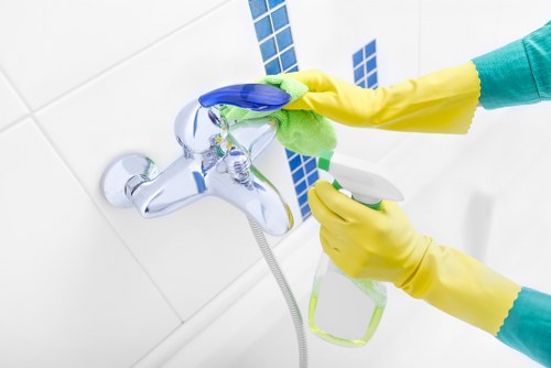 Local cleaning team working in a Balham flat or apartment