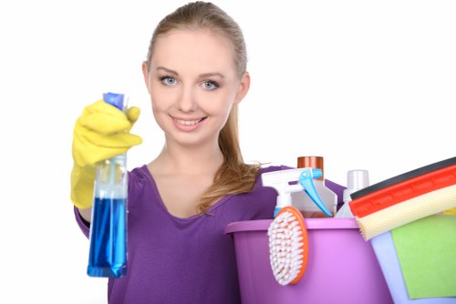 Deep cleaning kitchen details for a tenancy handover in Balham